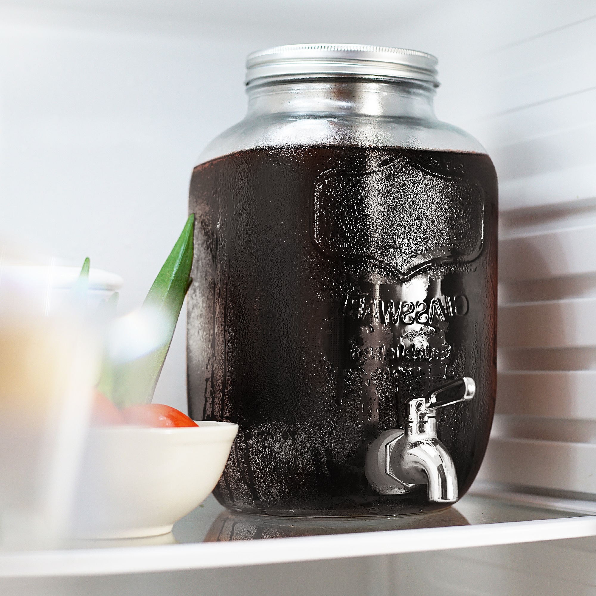 1 Gallon Mason Jars Drink Dispenser 4 Quart Ic... BTaT Cold Brew Coffee Maker 