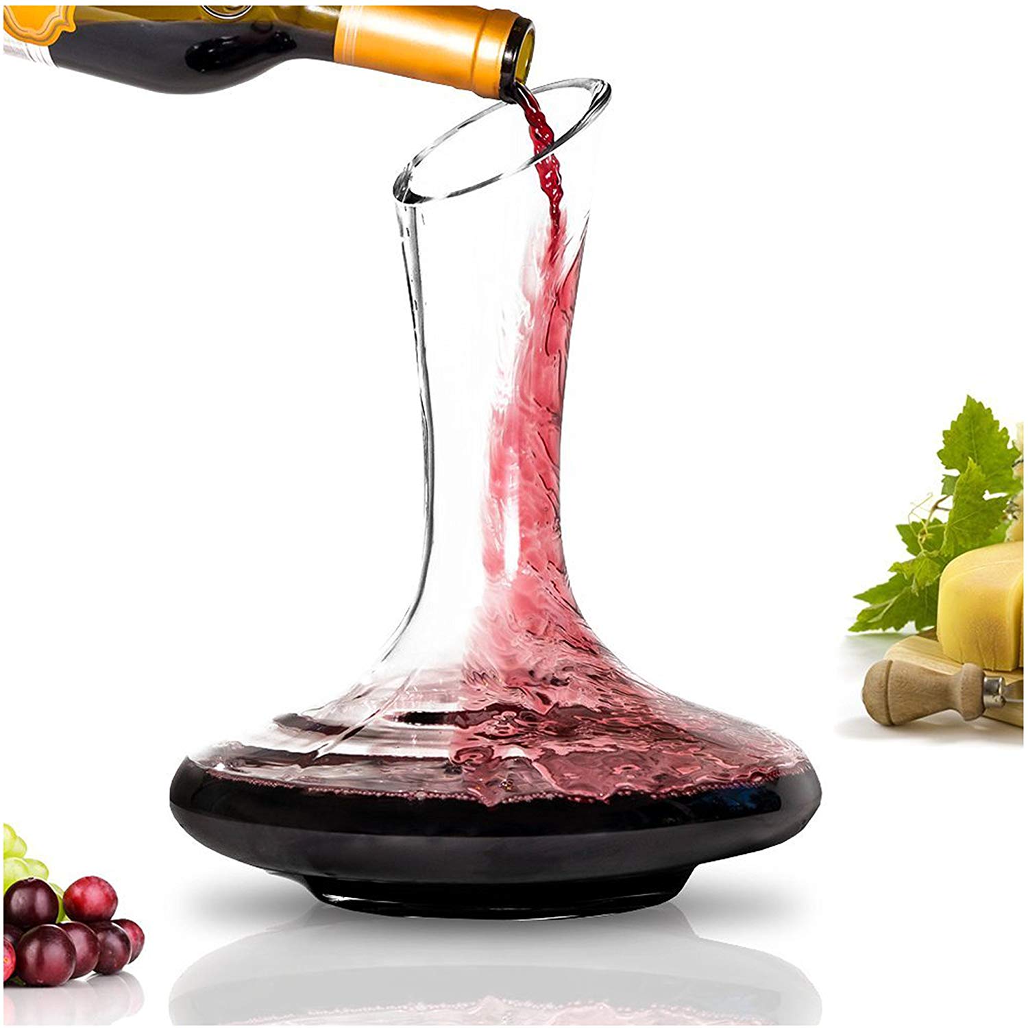 TALLKING Red Wine Decanter, Whisky Decanter Crystal