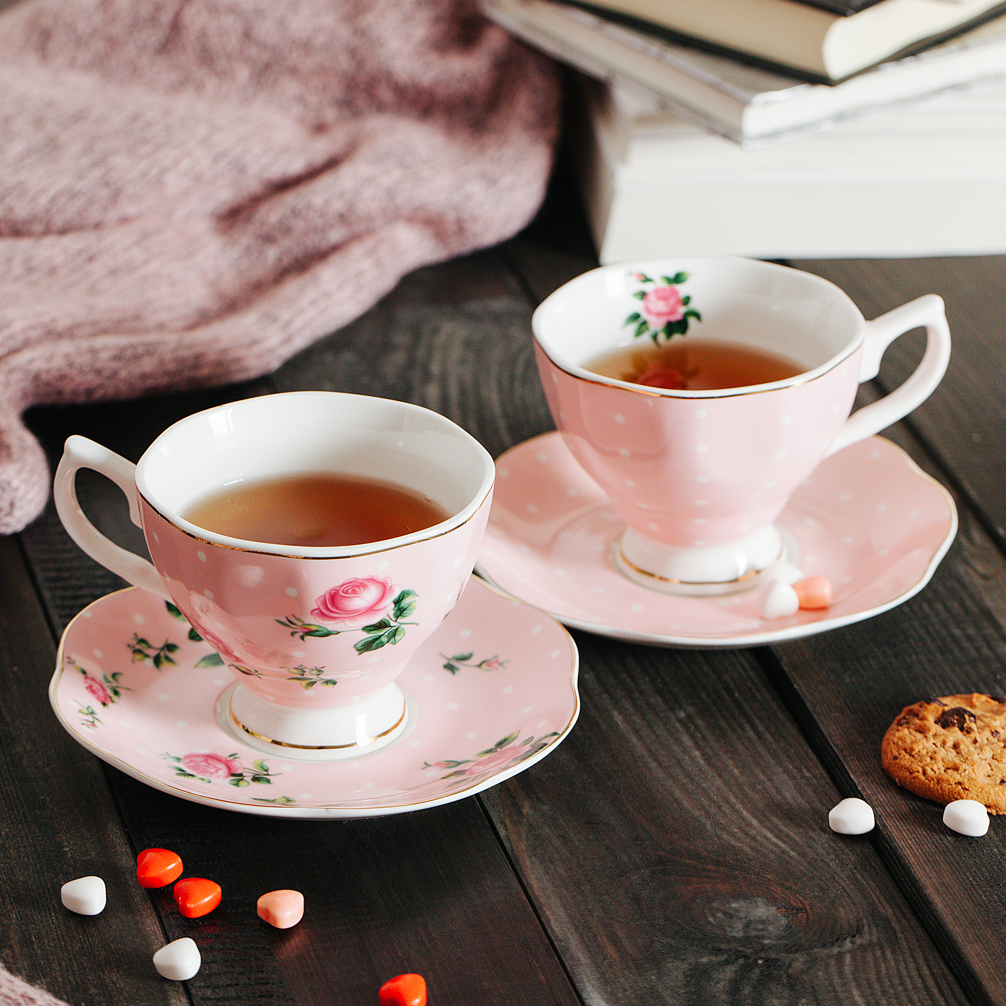 BTäT- Floral Tea Set (Pink) – BTAT