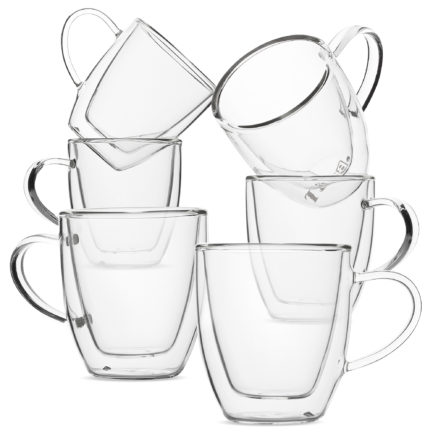 BTäT- Insulated Stackable Coffee Mug (16oz, 500ml) Set of 4 – BTAT