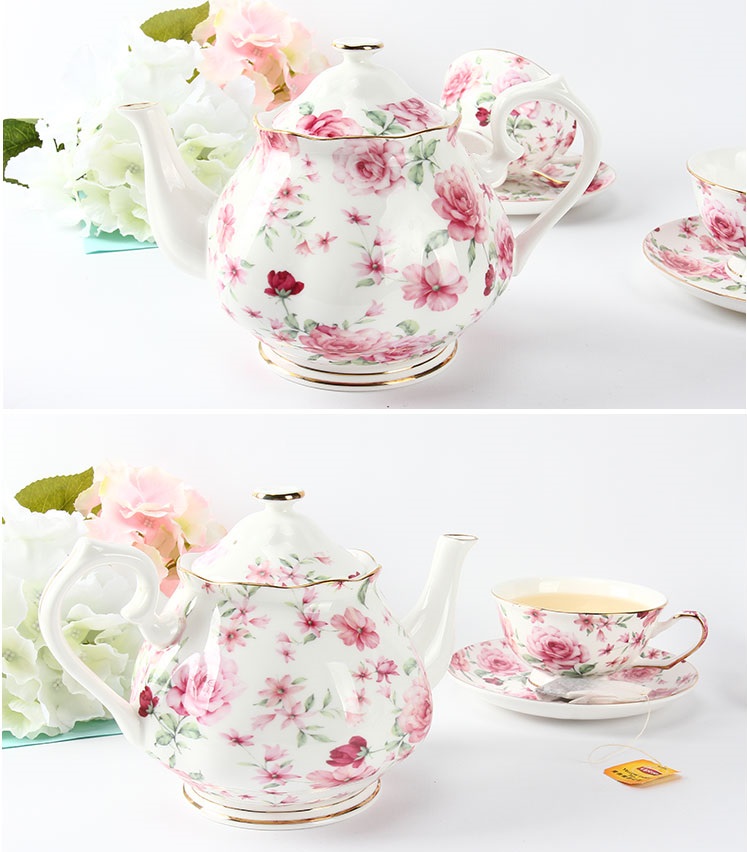  BTaT- Royal Coffee Mugs, 12 oz, Set of 8, Floral Mugs